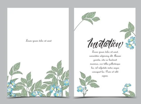 Natural background with leaves Stock Illustration