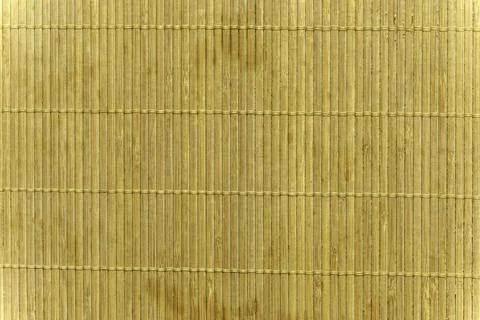 Natural Bamboo Mat Texture Background Woven Organic Surface Pattern Eco Design Stock Photos