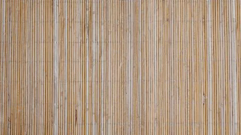 Natural Bamboo Mat Texture Background Full Frame Stock Photos