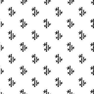 Natural bamboo pattern seamless Stock Illustration