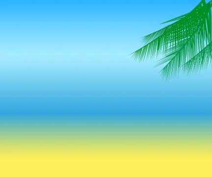Natural, beach background Stock Illustration