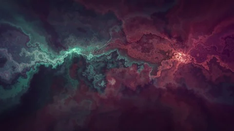 Natural beautiful marble turbulent pattern red green texture animation Stock Footage 83548782