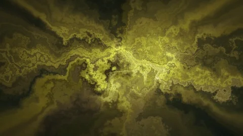 Natural beautiful marble turbulent pattern yellow black texture animation Stock Footage 83551612