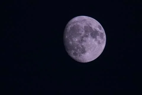 The natural beautiful moon Foto stock