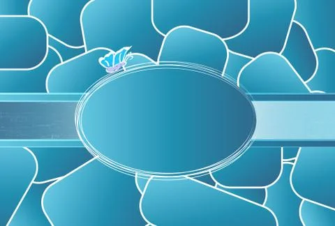 Natural blue background Stock Illustration