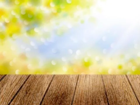 Natural bokeh background Stock Illustration