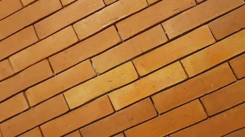 Natural brick wall pattern of red color, terracotta, Background of masonry... Stock Photos