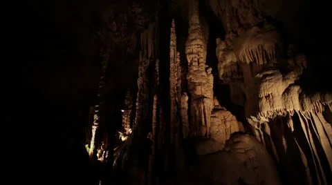 Natural Bridge Caverns Cave San Antonio Texas Stock Footage