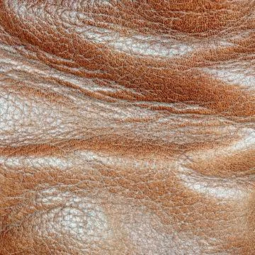 Natural brown leather surface. Worn out shoe. Stock Illustration