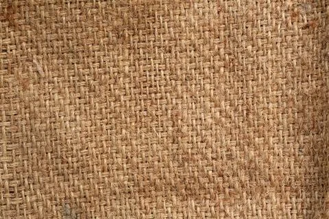 Natural Burlap Fabric Texture Background Stock Photos