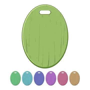 Natural chopping board cartoon vector graphic 스톡 일러스트