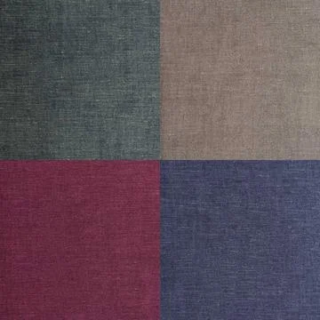 Natural cloth background collection, 3D render illustration Illustrazione stock