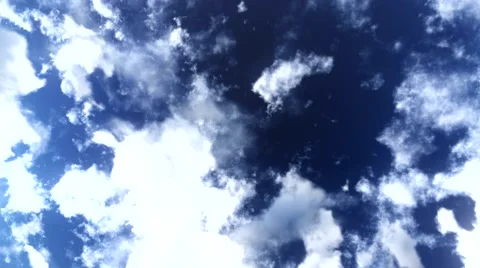 Natural cloudscape against blue sky Stockbeeldmateriaal 43353437
