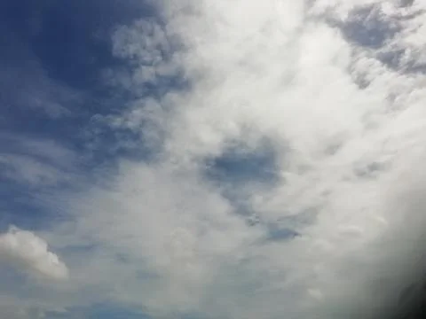 Natural Cloudy Sky Background Stock Photos