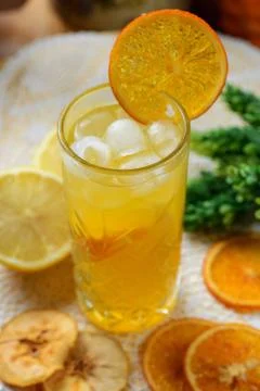 Natural cold drinks Stock Photos
