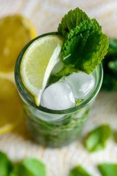 Natural cold drinks Stock Photos