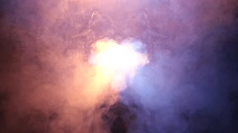 Natural colored symmetrical smoke cloud turbulence abstract animation background Stock-Footage 108432478
