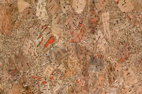Natural cork texture. Stock Photos