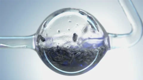 Natural cosmetic from lavander. Stock Footage 238780292