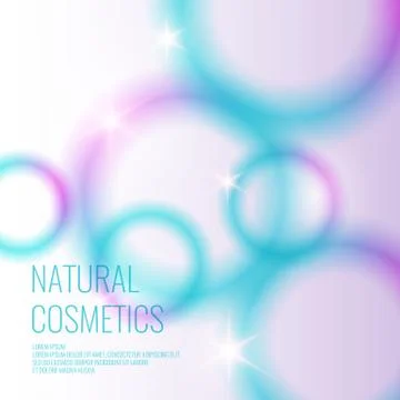 Natural cosmetics background. Stock Illustration
