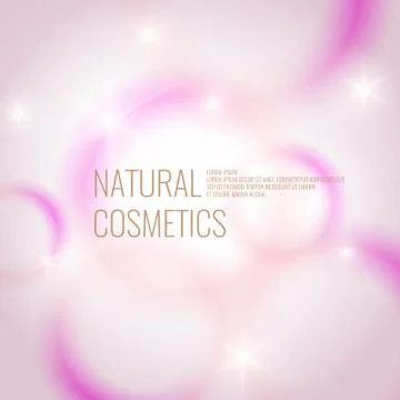 Natural cosmetics background. Stock Illustration