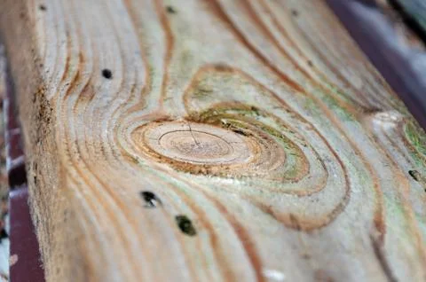 Natural the cracks and patterns on a old wooden board Stock Photos