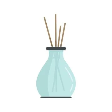 Natural diffuser icon, flat style Stock Illustration