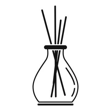 Natural diffuser icon, simple style Stock Illustration