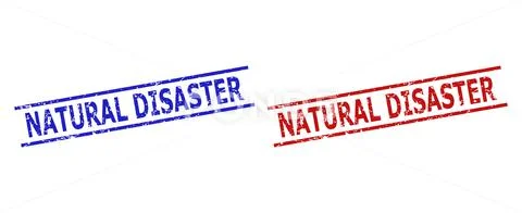 NATURAL DISASTER Seals with Corroded Surface and Parallel Lines ...
