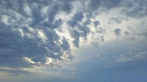 Natural dramatic sky background Stock Photos