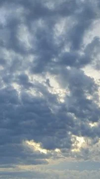 Natural dramatic sky landscape with clouds Foto stock