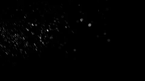 Natural Dust Particles Float On Black Background. Dust In Motion. Stock Footage 89982922
