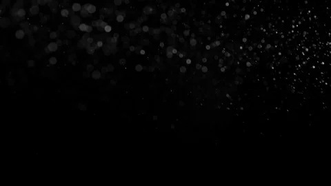 Natural Dust Particles Float On Black Background. Dust In Motion. Stock Footage 89983052