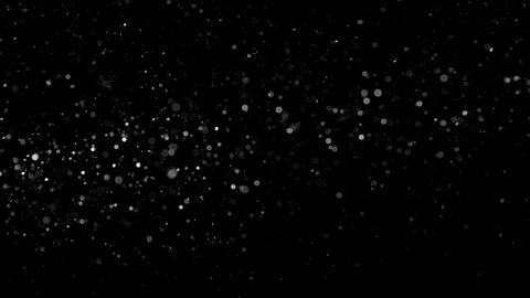 Natural Dust Particles Float On Black Background. Dust In Motion. Stock Footage 90051508