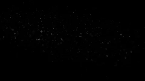 Natural Dust Particles Float On Black Background. Dust In Motion. Stock Footage 90054269