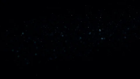 Natural Dust Particles Float On Black Background. Dust In Motion. Stock Footage 90054944