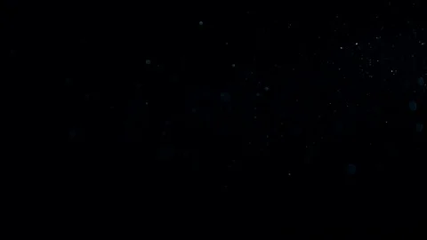 Natural Dust Particles Float On Black Background. Dust In Motion. Stock Footage 90099500