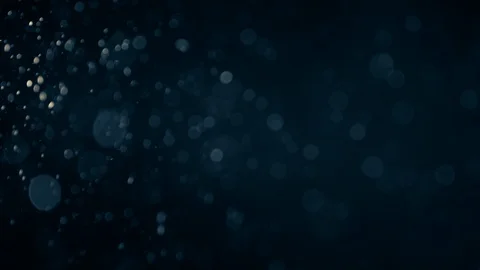 Natural Dust Particles Float On Black Background. Dust In Motion. Stock Footage 90100024