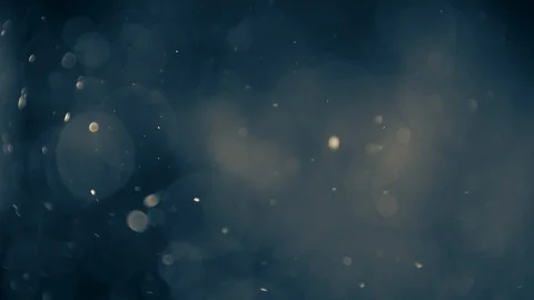 Natural Dust Particles Float On Black Background. Dust In Motion. Stock-Footage 90230134