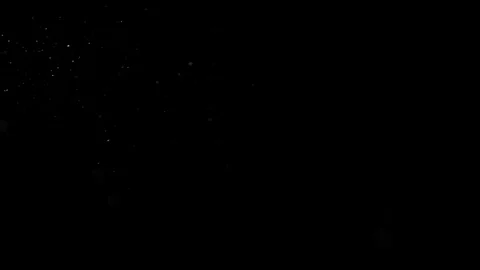 Natural Dust Particles Float On Black Background. Dust In Motion. Stock-Footage 90533735