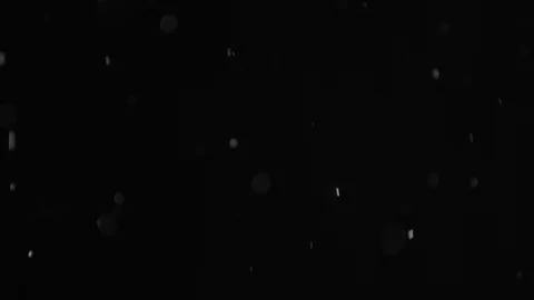 Natural Dust Particles Float On Black Background. Dust In Motion. Stock Footage 103057294