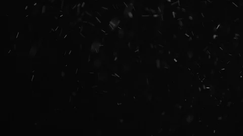 Natural Dust Particles Float On Black Background. Dust In Motion. Stock Footage 103330034