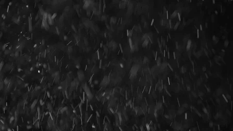 Natural Dust Particles Float On Black Background. Dust In Motion. Stock Footage 104039907
