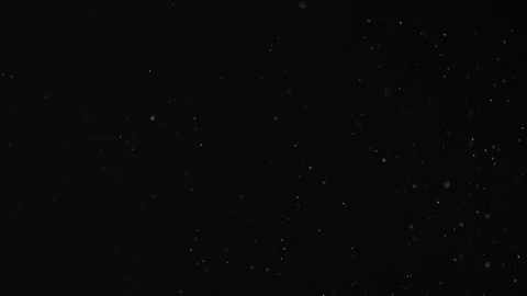 Natural Dust Particles Float On Black Background. Dust In Motion. Stock Footage 104065621