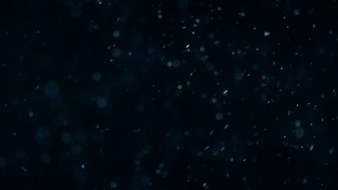 Natural Dust Particles Float On Black Background. Dust In Motion. Stock-Footage 104132061