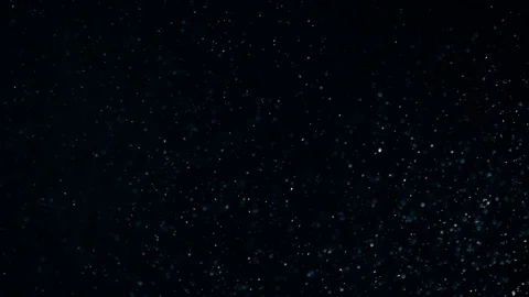 Natural Dust Particles Float On Black Background. Dust In Motion. Stock-Footage 104134175