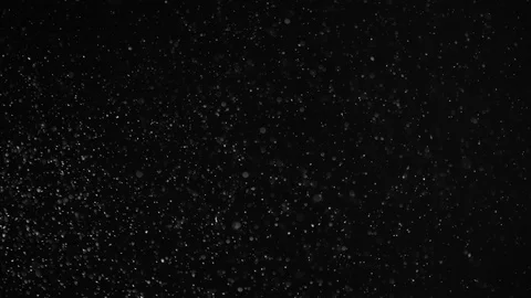 Natural Dust Particles Float On Black Background. Dust In Motion. Stock Footage 104134314