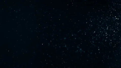 Natural Dust Particles Float On Black Background. Dust In Motion. Stock-Footage 104142039
