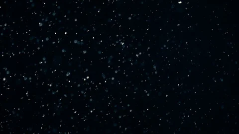 Natural Dust Particles Float On Black Background. Dust In Motion. Stock-Footage 104208854