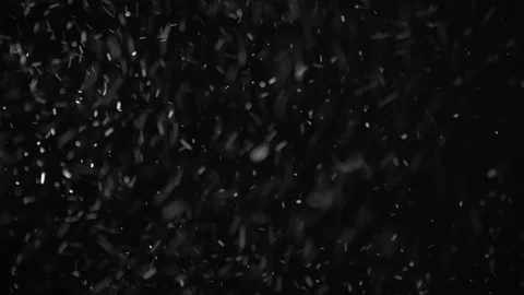 Natural Dust Particles Float On Black Background. Dust In Motion. 스톡 동영상 104244350